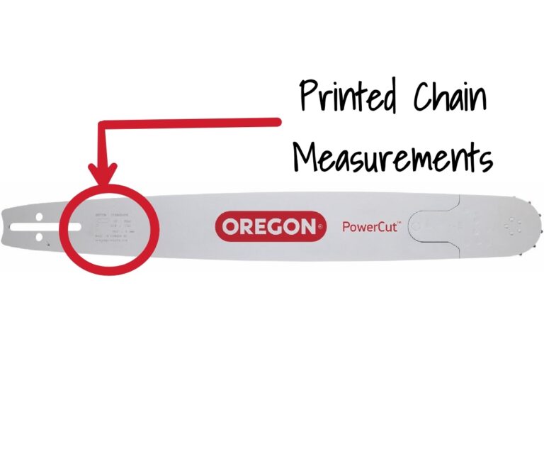 Printed Chain Measurements